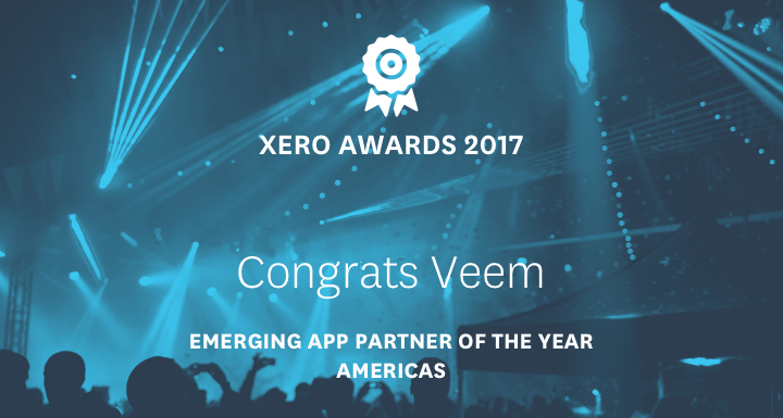 Veem wins Emerging App Partner of the Year in Xero Awards Americas